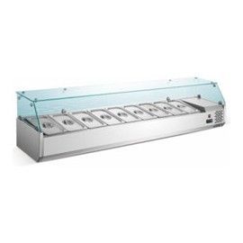 Vitrina de ingredientes refrigerada