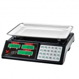 BALANZA BASCULA DIGITAL CON BANDEJA REBORDEADA 40KG